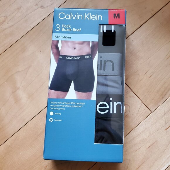 Calvin Klein Boxer Briefs 3 Pack M - Picture 1 of 7
